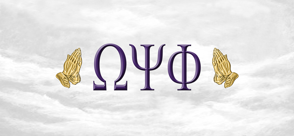 P 378 Omega Phi Psi Praying Hands Gold PROOF